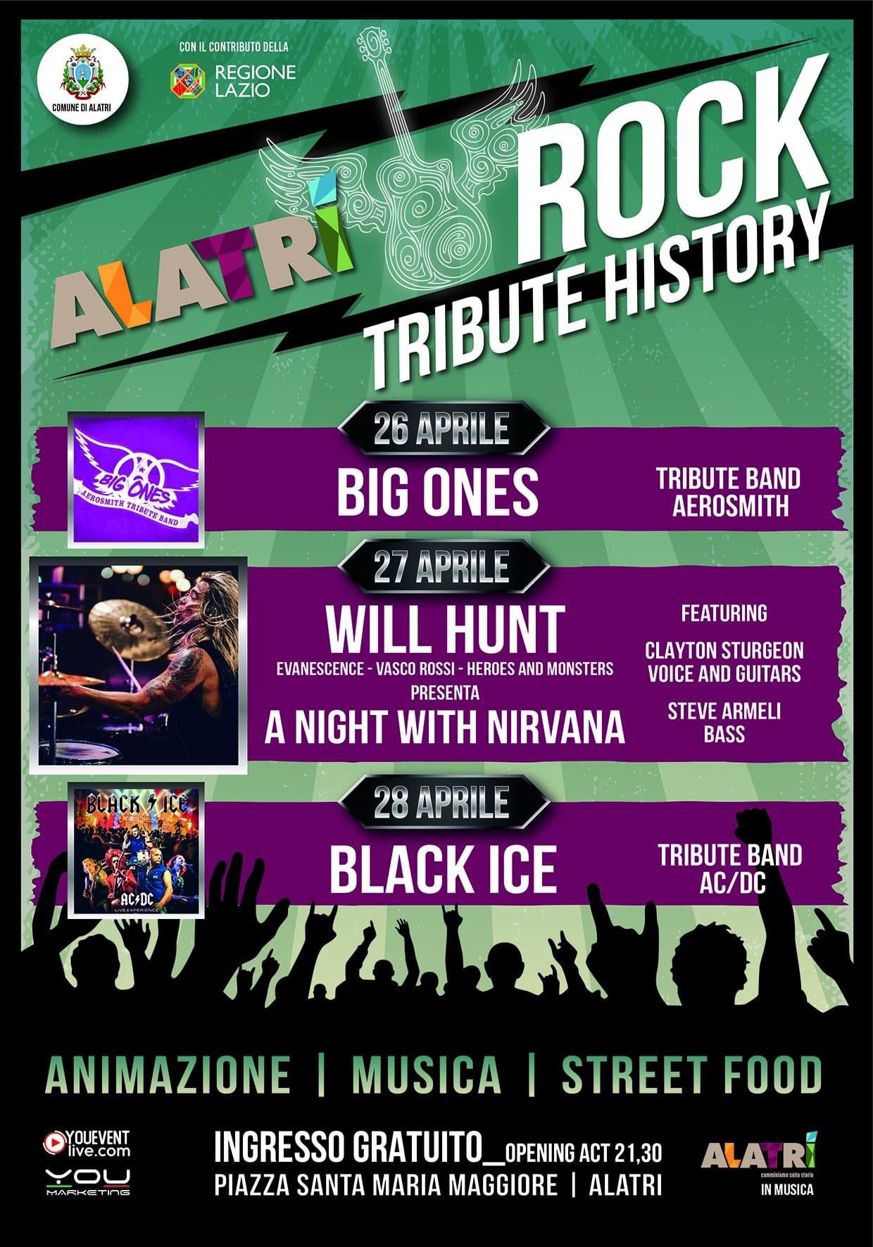 ROCK TRIBUTE HISTORY